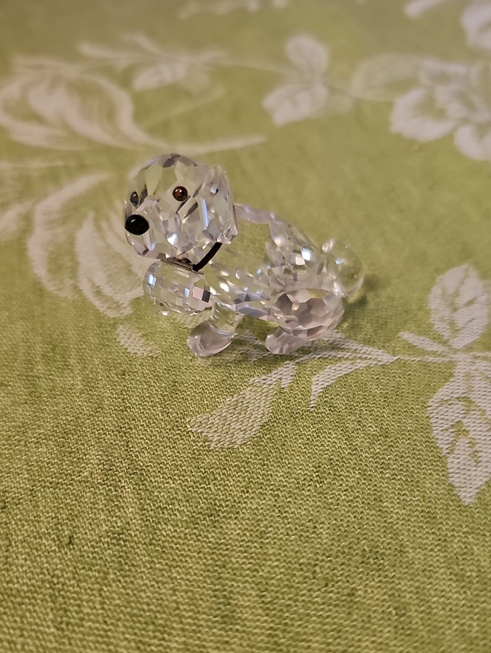 Swarovski Clear Faceted Puppy Figurine